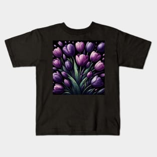 Tulip Flower Kids T-Shirt